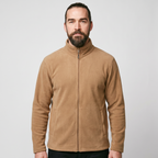 Terrabound Men's Fleece Jacket - Dark Beige - front