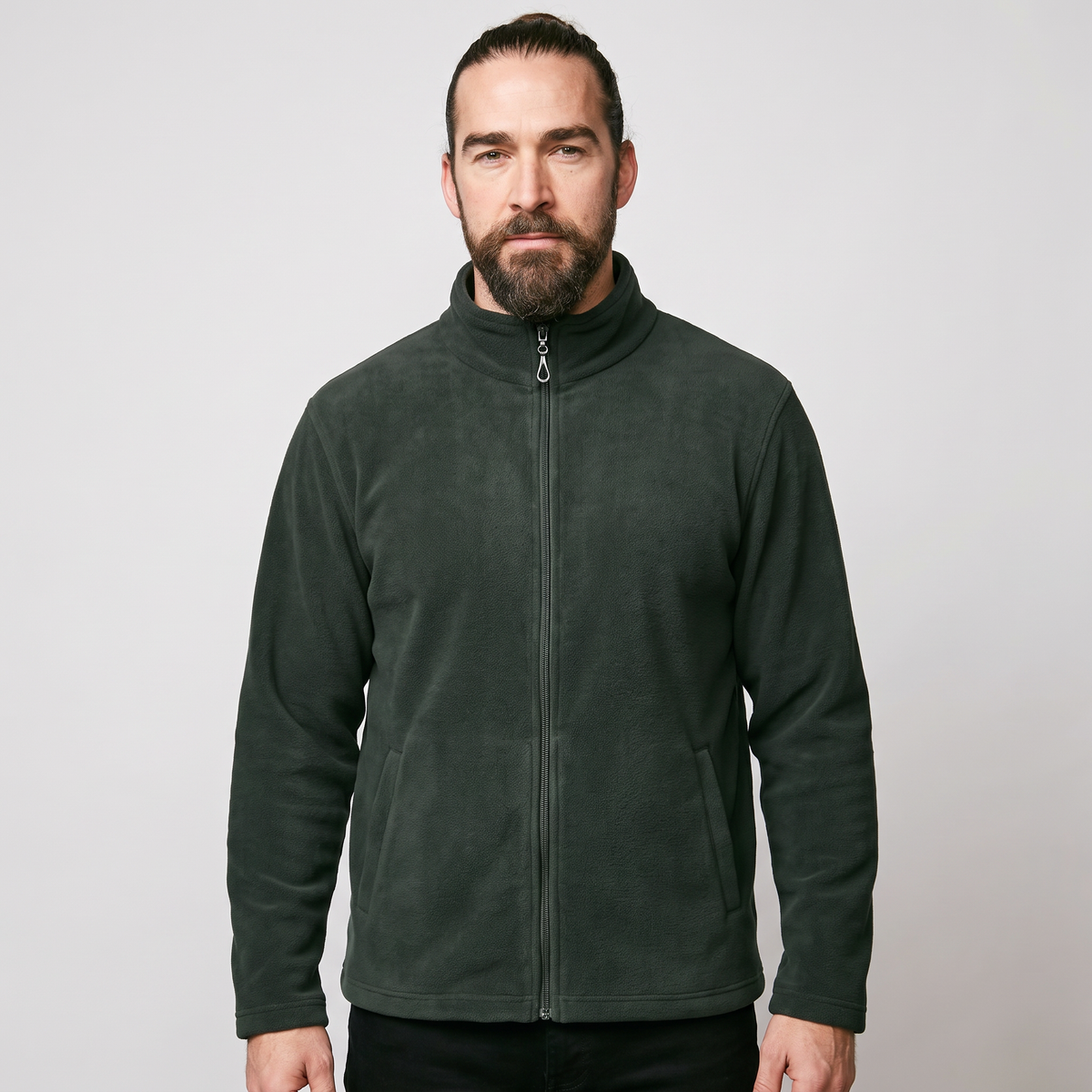 Terrabound Men's Fleece Jacket - Green - front