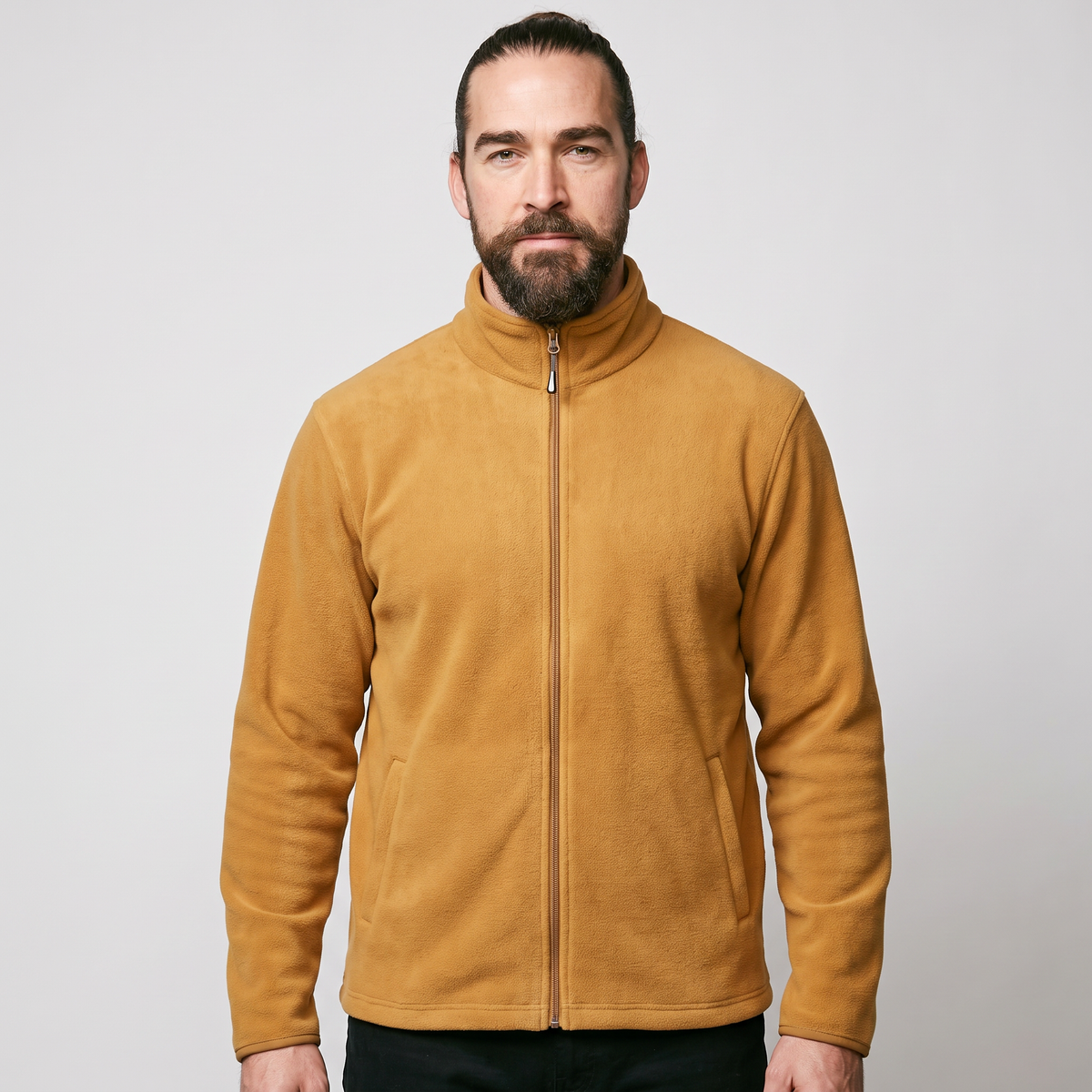 Terrabound Men's Fleece Jacket - Yellow - front