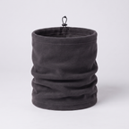 Men's fleece snood in Grey - front view