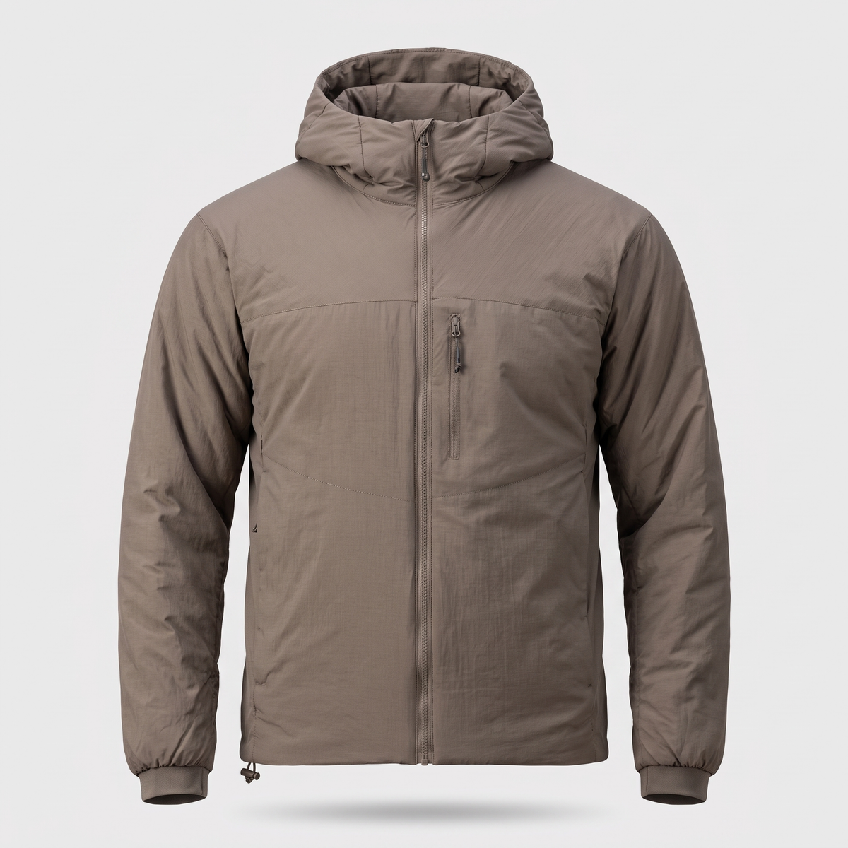Stone men's lightweight padded hooded jacket