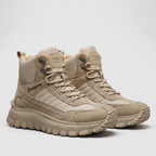 Men's Walking Boots in Khaki, pair, three-quarter view