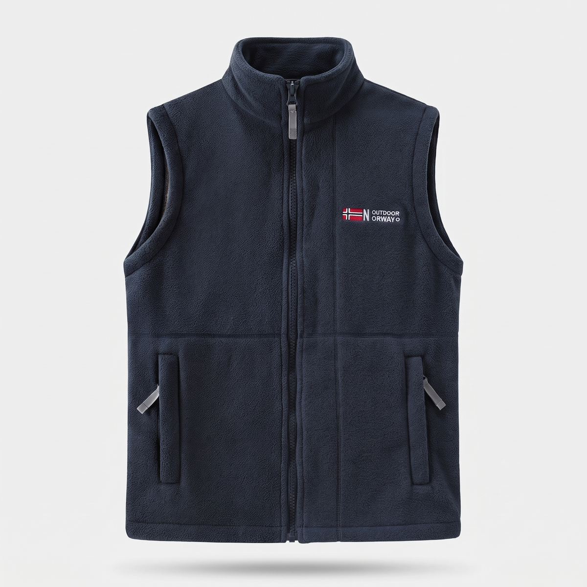 Men's Fleece Gilet - Navy Blue - Terrabound Outdoor