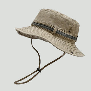 Men's Boonie Hat - Packable Wide Brim Sun Hat with Chin Strap for Hiking & Fishing