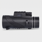 10x50 monocular side profile showing its 155mm length