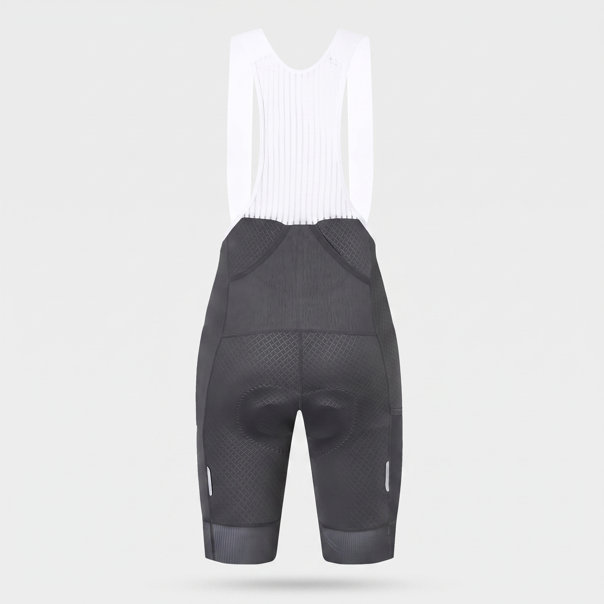 Back view of the women's cycling bib shorts