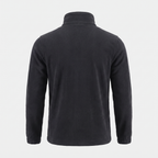 Men's Camo Fleece Jacket – Back View – Black