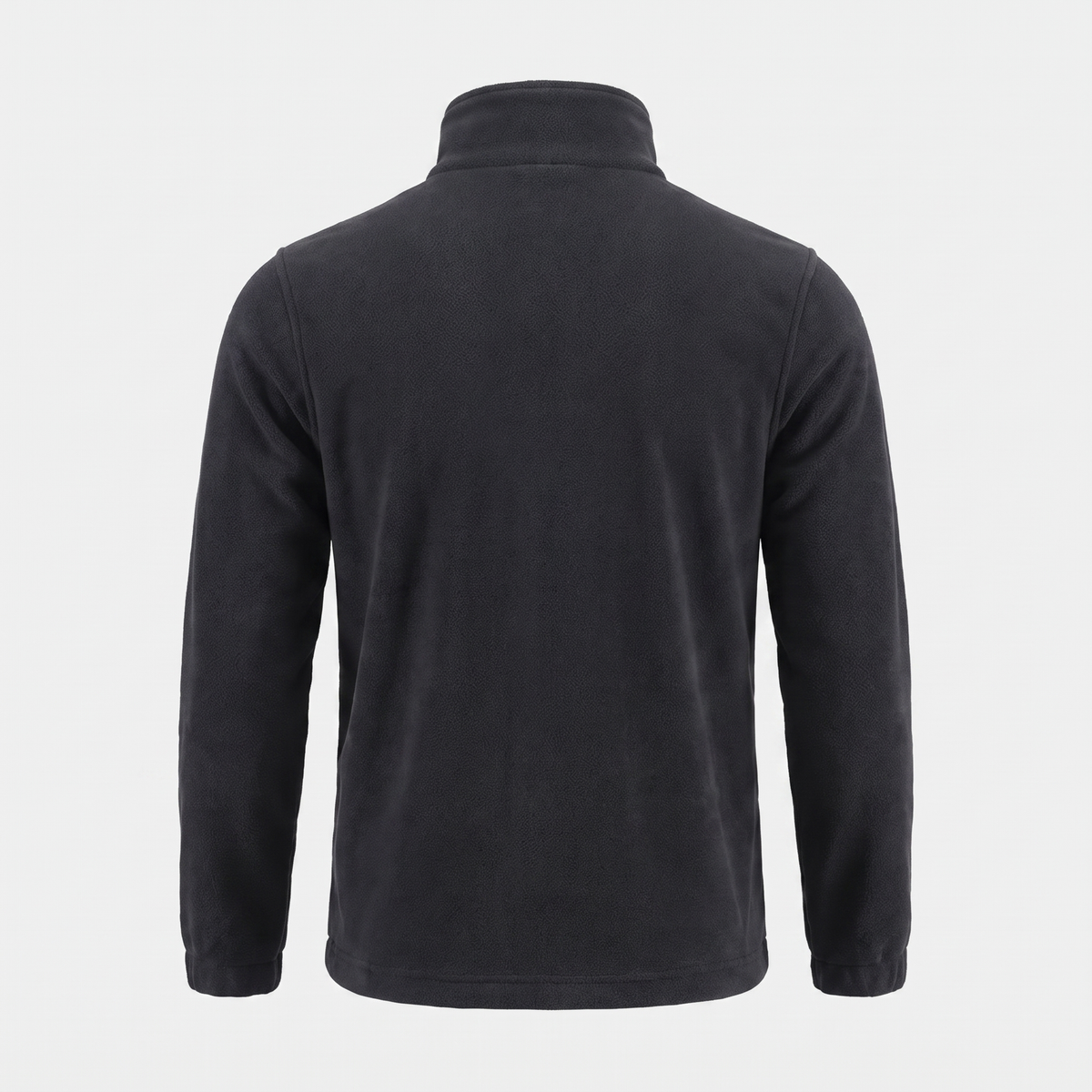 Men's Camo Fleece Jacket – Back View – Black