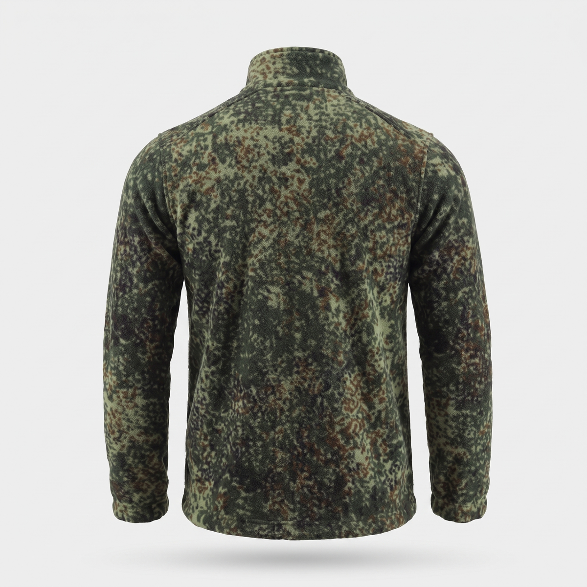 Men's Camo Fleece Jacket – Back View – Digital Camo