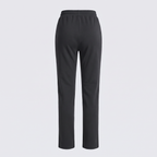 Women's fleece lined joggers in black, back view