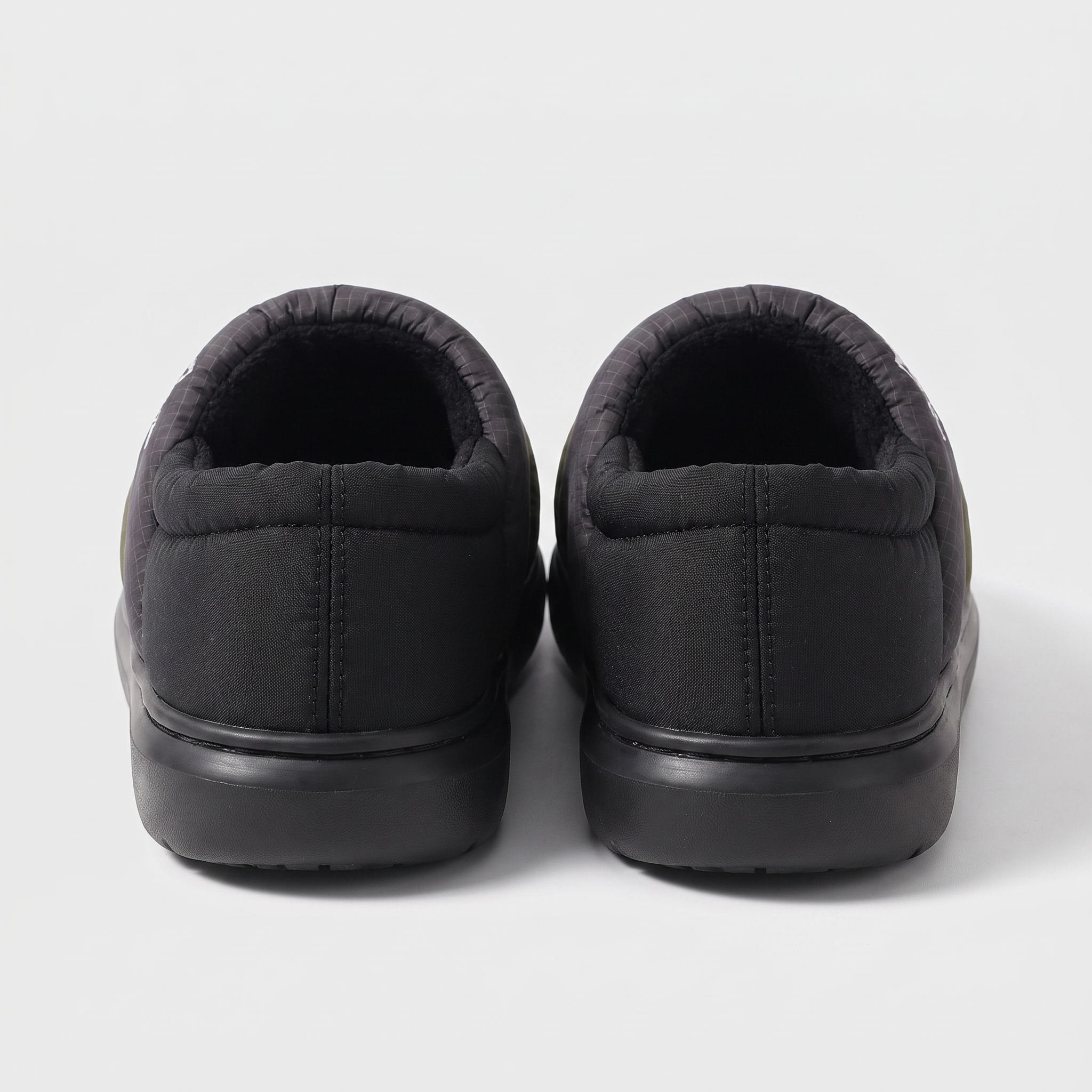 Terrabound Camp Slippers, back view showing enclosed heel