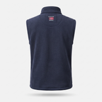 Men's Fleece Gilet - Back View Navy - Terrabound