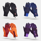 Touchscreen gloves in Black, Navy, Sunset Orange and Plum