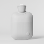 Large 2 litre hot water bottle in Grey