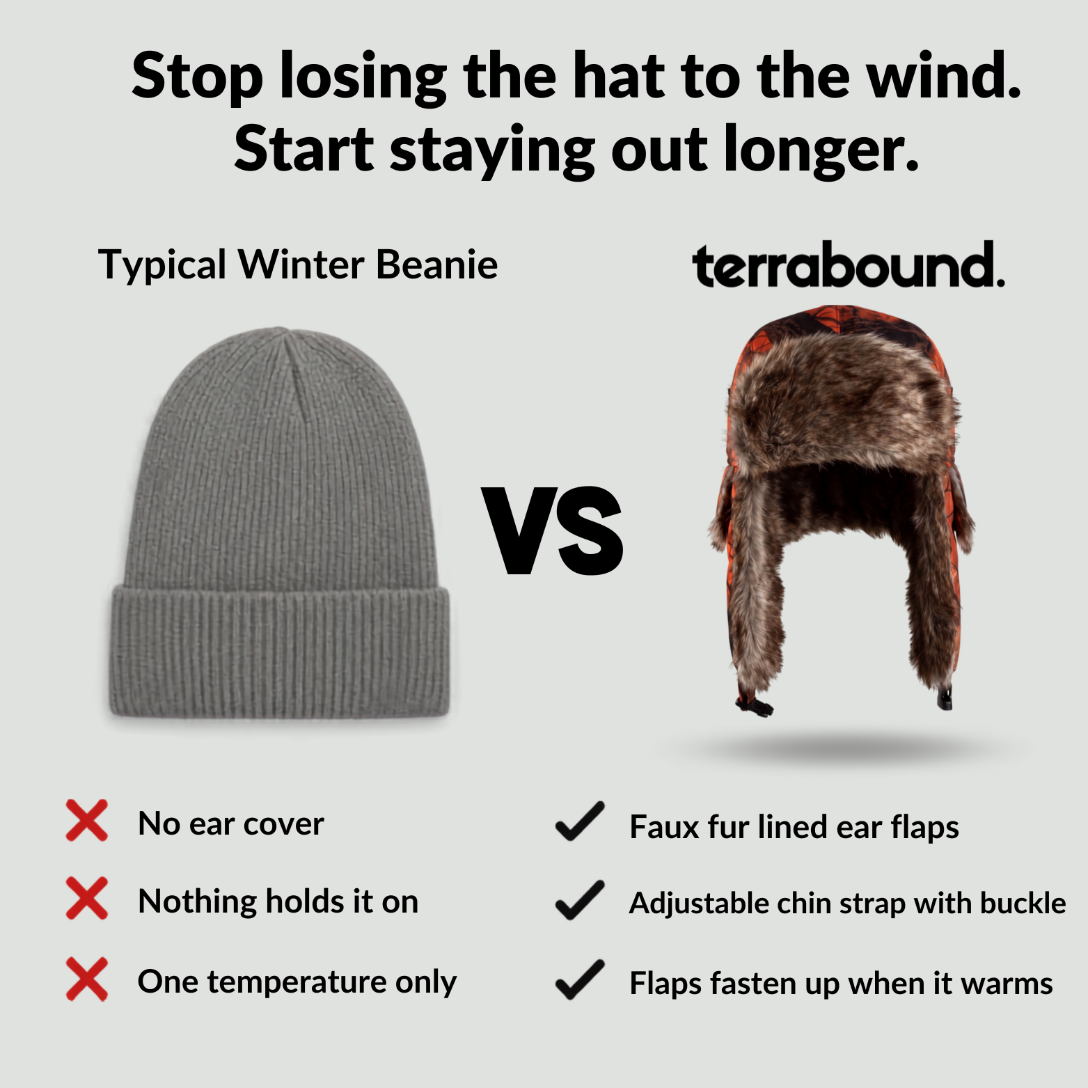 Camouflage Trapper Hat – Faux-Fur Lined Winter Hat with Ear Flaps and Chin Strap