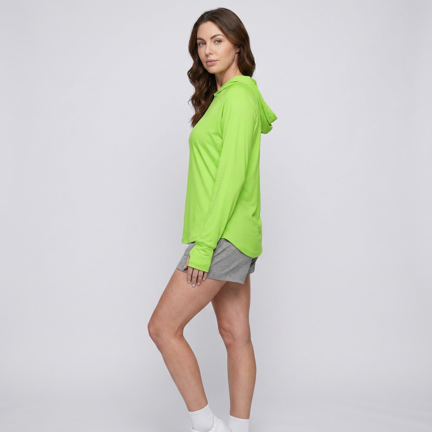 Women's Sun Hoodie - UPF 50+ Lightweight Hooded UV Protection Top