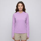 Women's Sun Hoodie - UPF 50+ Lightweight Hooded UV Protection Top