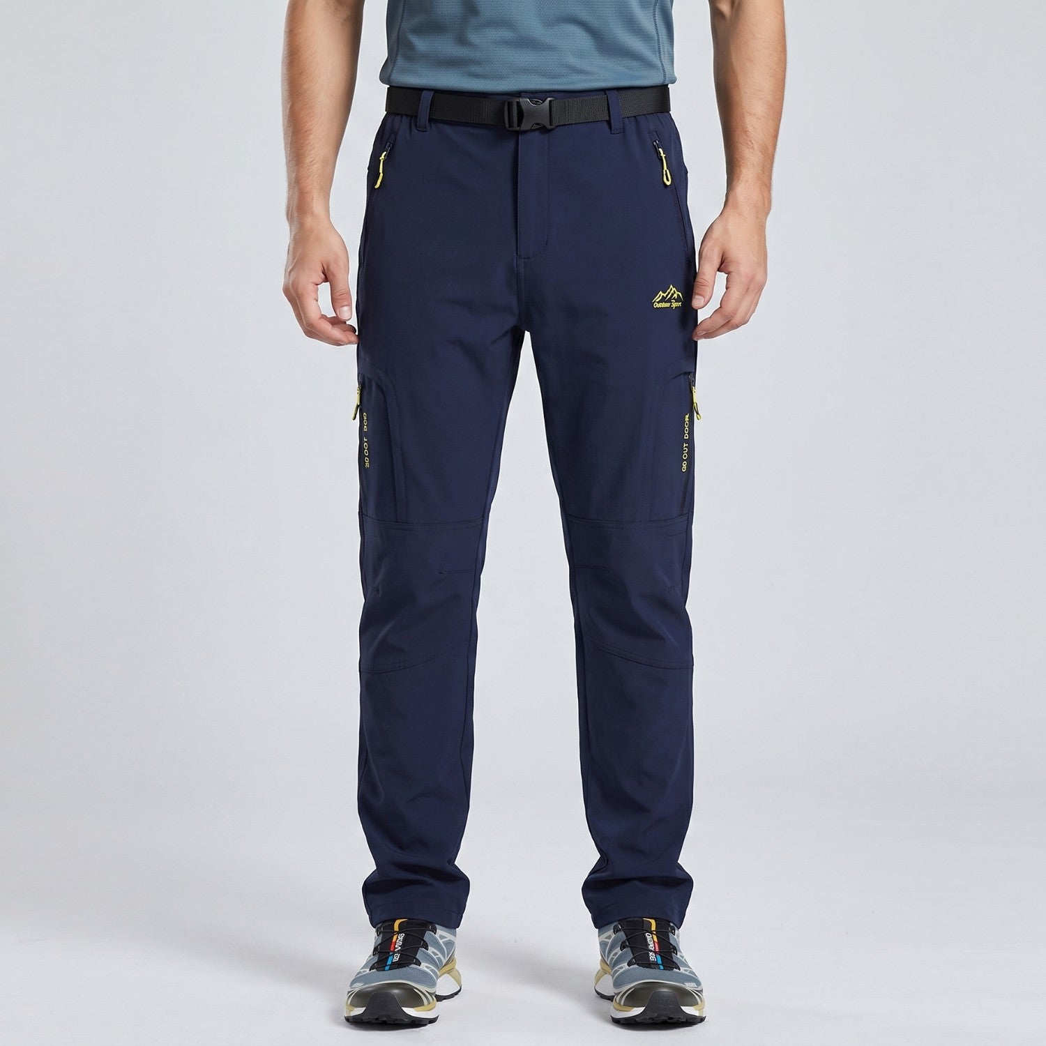 Men's Hiking Trousers - Lightweight Quick-Dry Stretch Walking Trousers