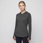 Women's Sun Hoodie - UPF 50+ Midweight Hooded UV Protection Top