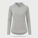 Women's Sun Hoodie - UPF 50+ Midweight Hooded UV Protection Top