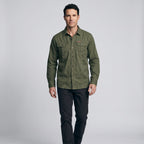 Men's Lightweight Long-Sleeve Outdoor Shirt – Durable Cotton Design