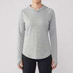 Women's Sun Hoodie - UPF 50+ Midweight Hooded UV Protection Top