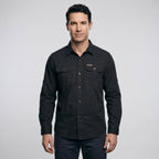 Men's Lightweight Long-Sleeve Outdoor Shirt – Durable Cotton Design