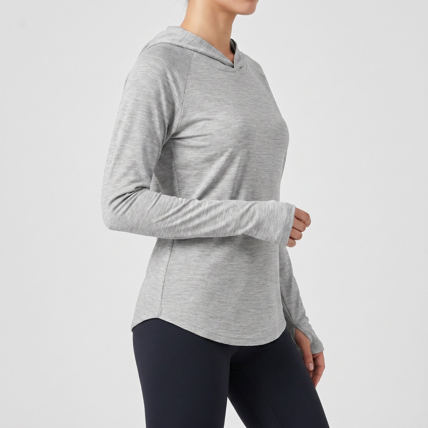 Women's Sun Hoodie - Midweight UPF 50+ Hooded UV Protection Top