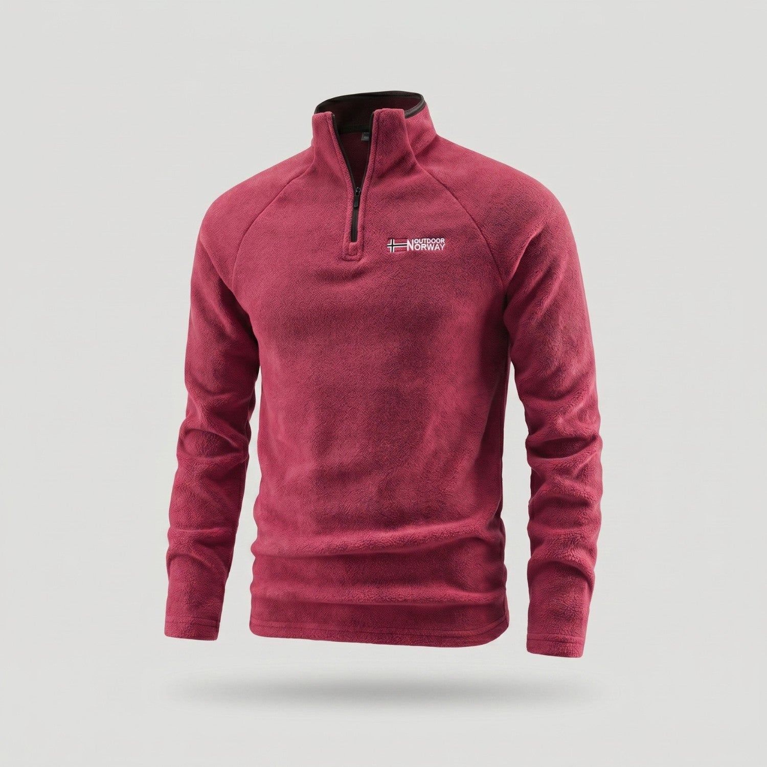 Men’s Quarter-Zip Fleece Pullover – Lightweight Outdoor Fleece Jumper for Hiking & Camping