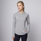 Women's Sun Hoodie - UPF 50+ Midweight Hooded UV Protection Top