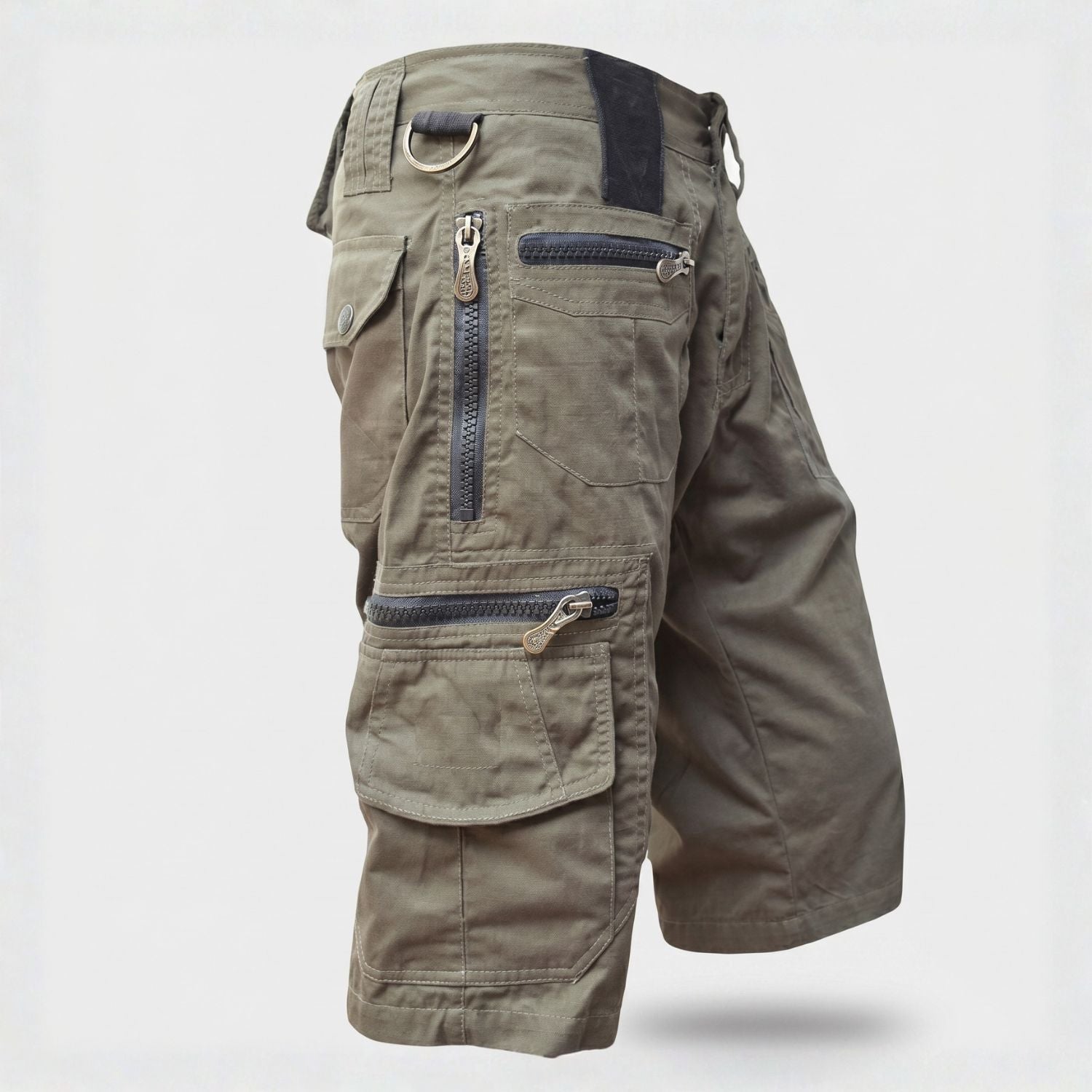 Men's Outdoor Cargo Shorts - 10 Pocket Cotton - Hiking & Fishing Shorts