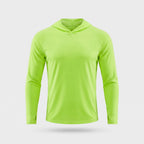 Men's UPF 50+ Sun Hoodie – Lightweight Quick-Dry Hiking & Fishing UV Top with Thumb Loops