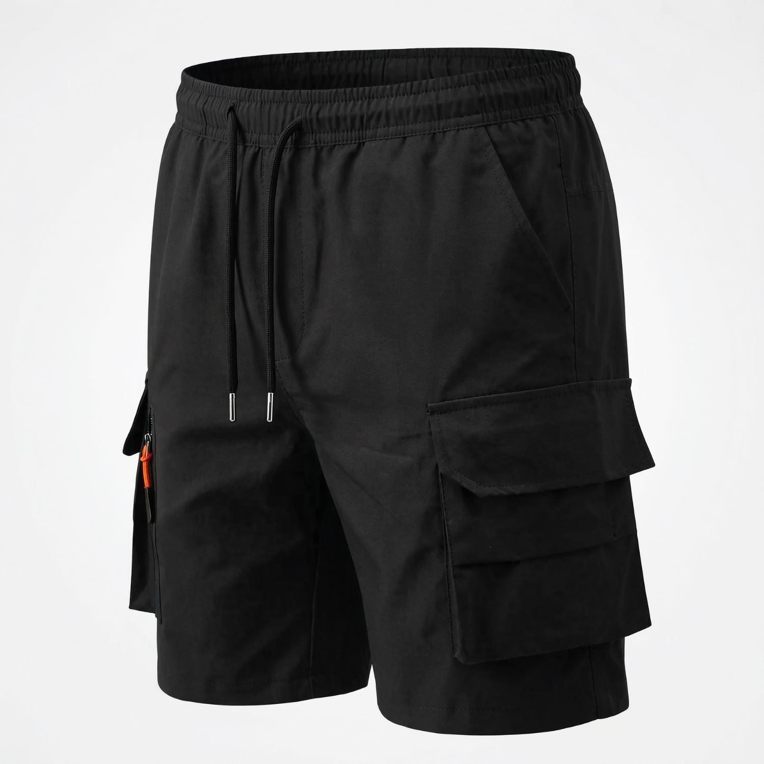Men’s Lightweight Cargo Shorts with Zip Pockets – Outdoor Hiking Design