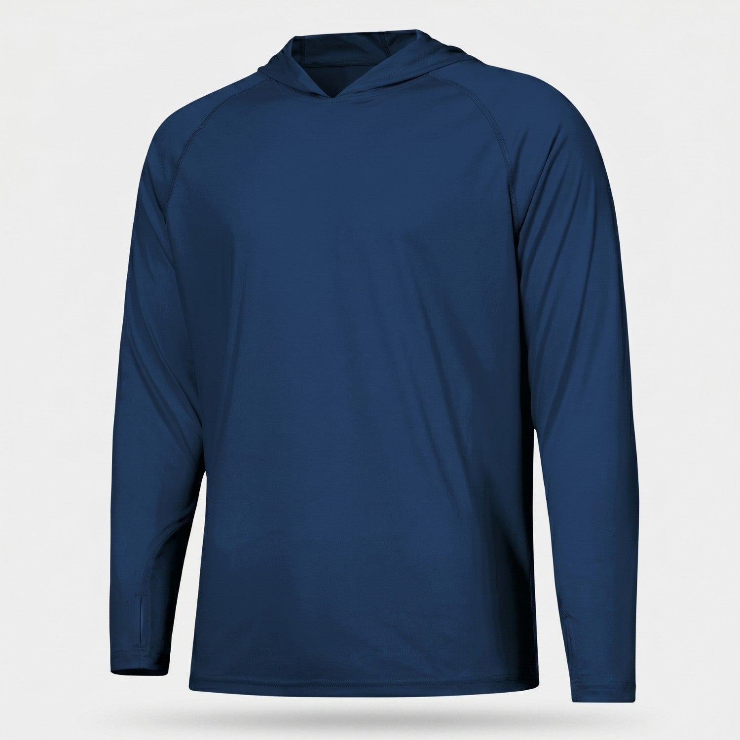 Men's UPF 50+ Sun Hoodie – Lightweight Quick-Dry Hiking & Fishing UV Top with Thumb Loops