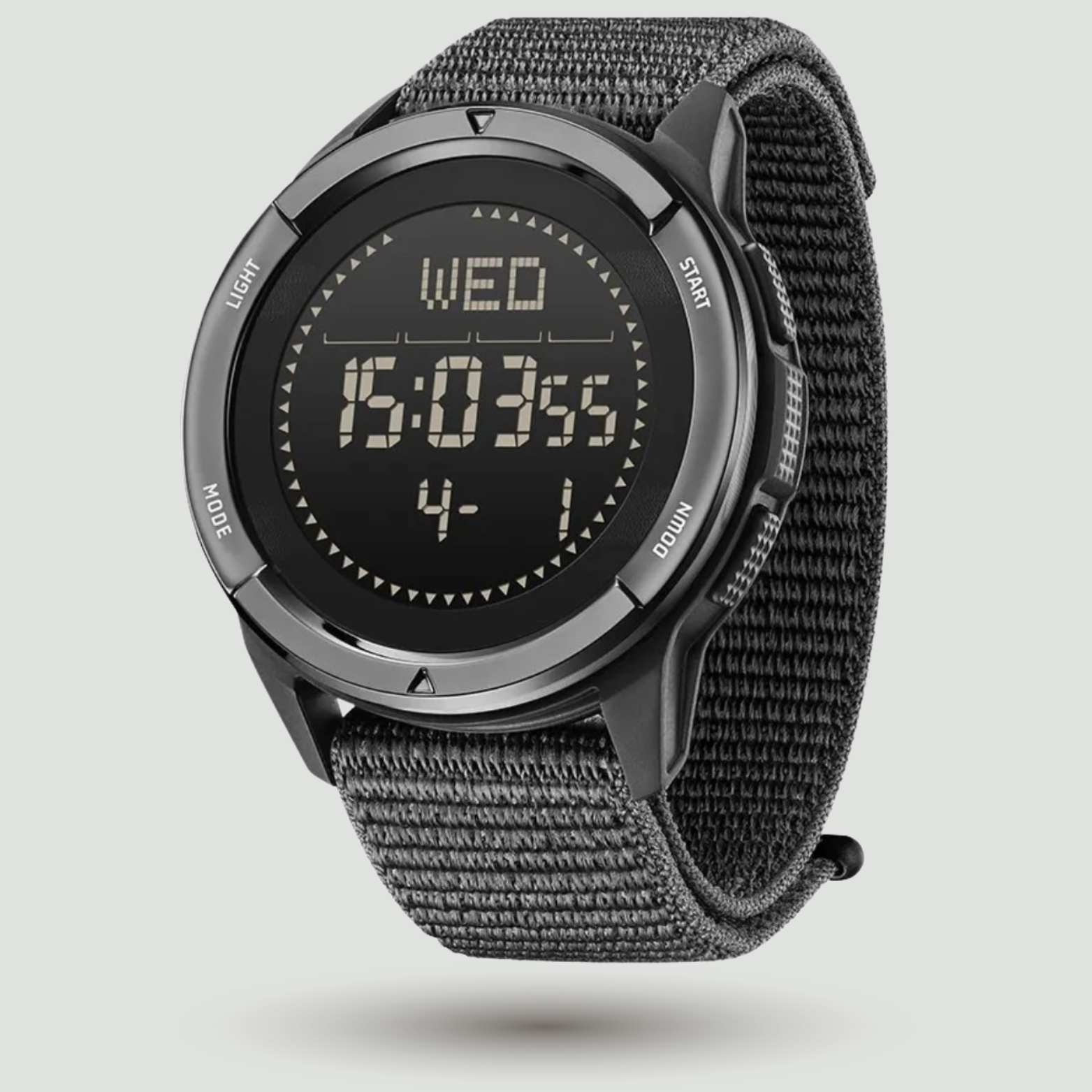 Men's Digital Sport Watch – Waterproof Compass and Step Tracker