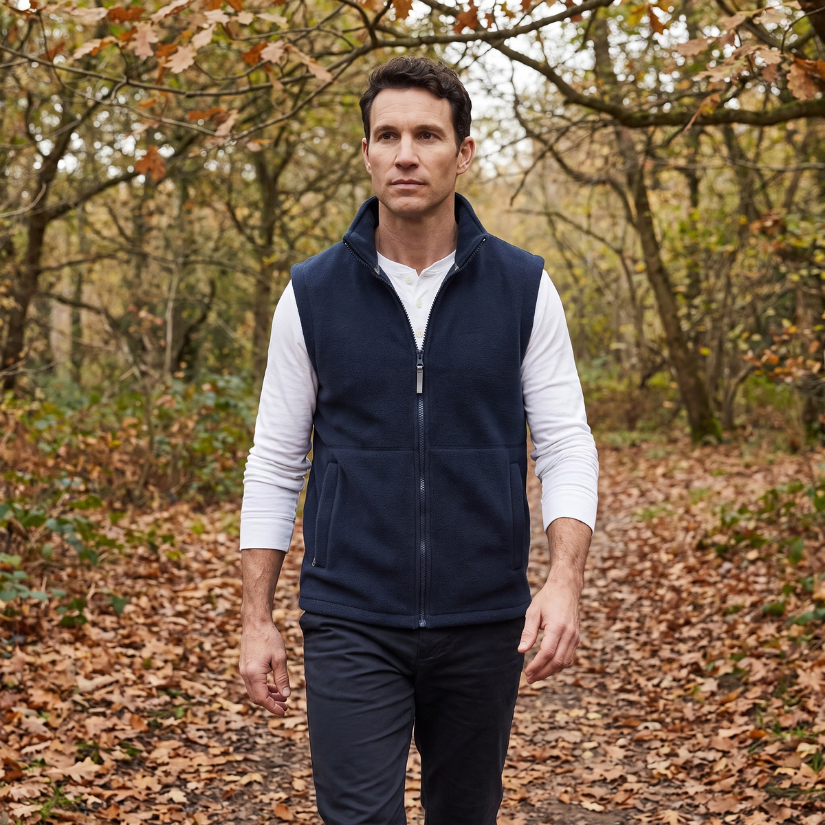 Men's Fleece Gilet - Lifestyle Walking - Terrabound