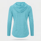 Women's Sun Hoodie - UPF 50+ Midweight Hooded UV Protection Top