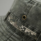 Men's Boonie Hat - Packable Wide Brim Sun Hat with Chin Strap for Hiking & Fishing