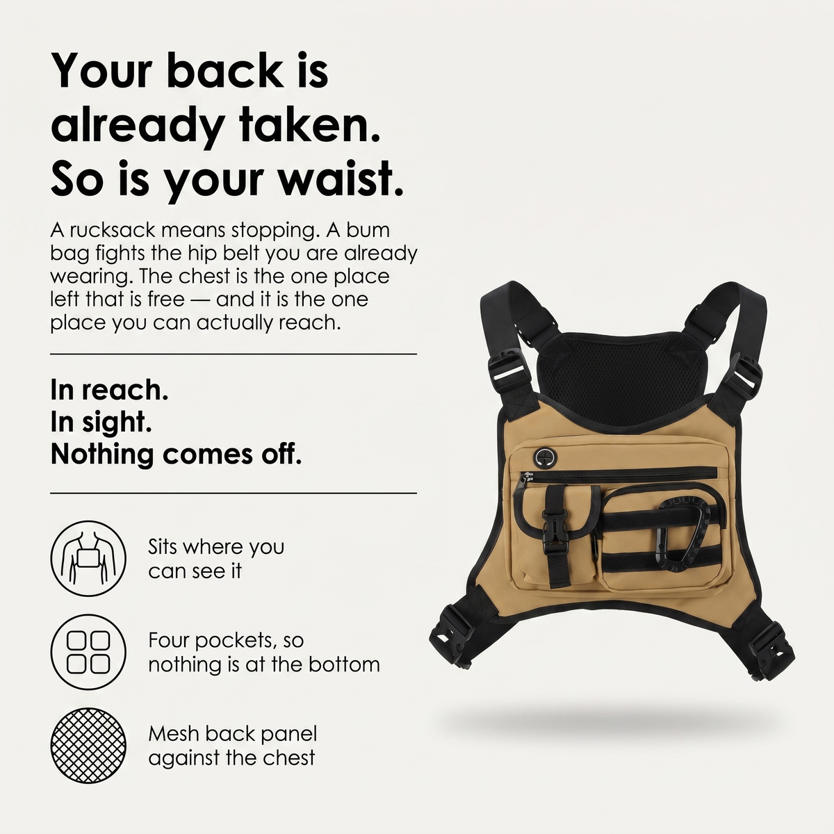 Why the chest: your back and waist are already taken