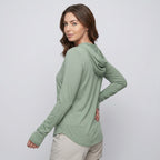 Women's Sun Hoodie - UPF 50+ Lightweight Hooded UV Protection Top