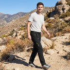 Men's Hiking Trousers - Lightweight Quick-Dry Stretch Walking Trousers