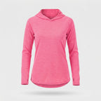 Women's Sun Hoodie - UPF 50+ Midweight Hooded UV Protection Top