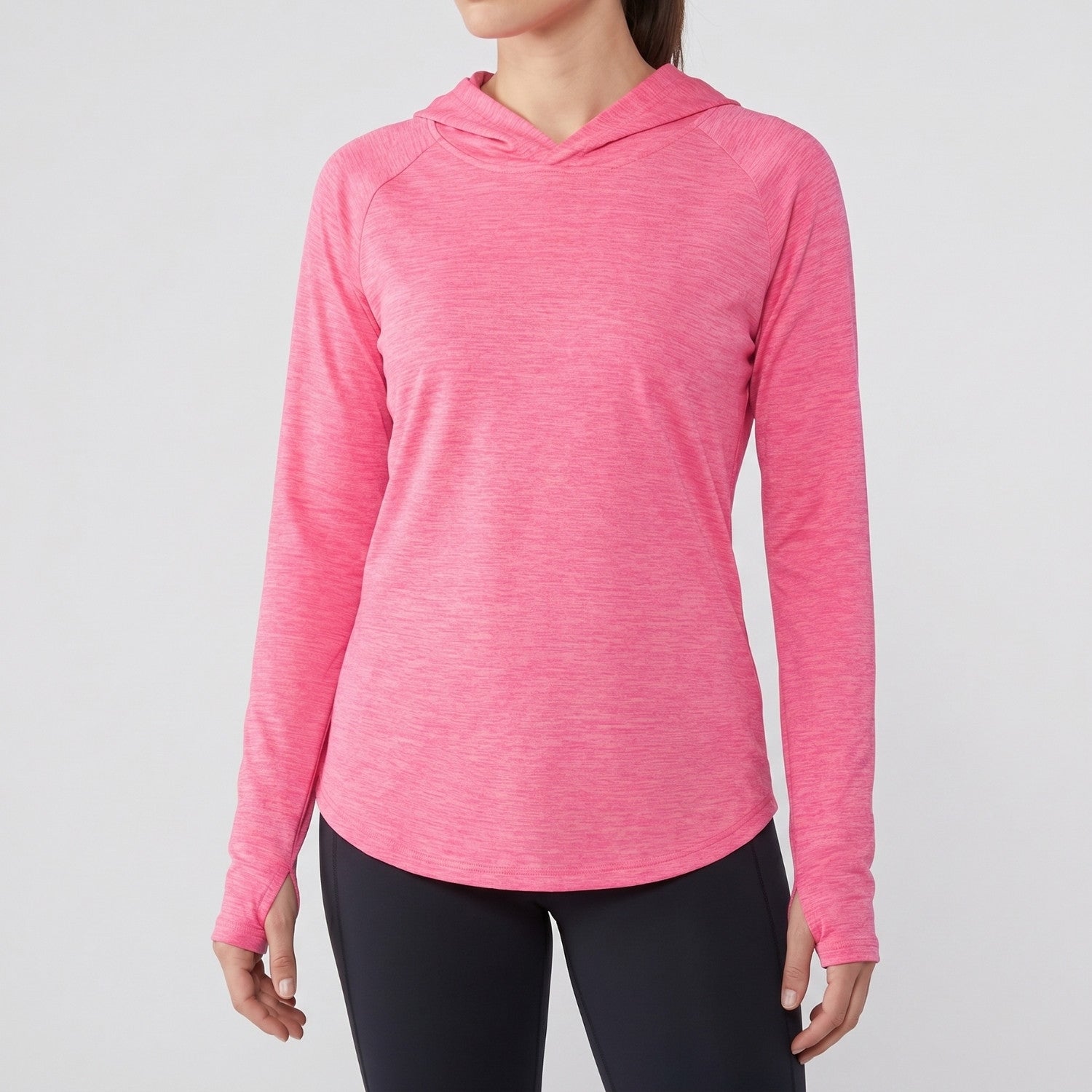 Women's Sun Hoodie - Midweight UPF 50+ Hooded UV Protection Top