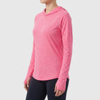 Women's Sun Hoodie - UPF 50+ Midweight Hooded UV Protection Top