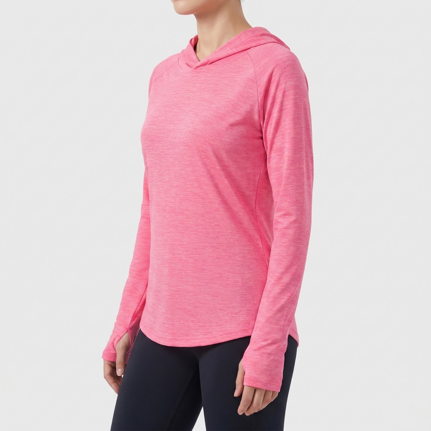Women's Sun Hoodie - Midweight UPF 50+ Hooded UV Protection Top