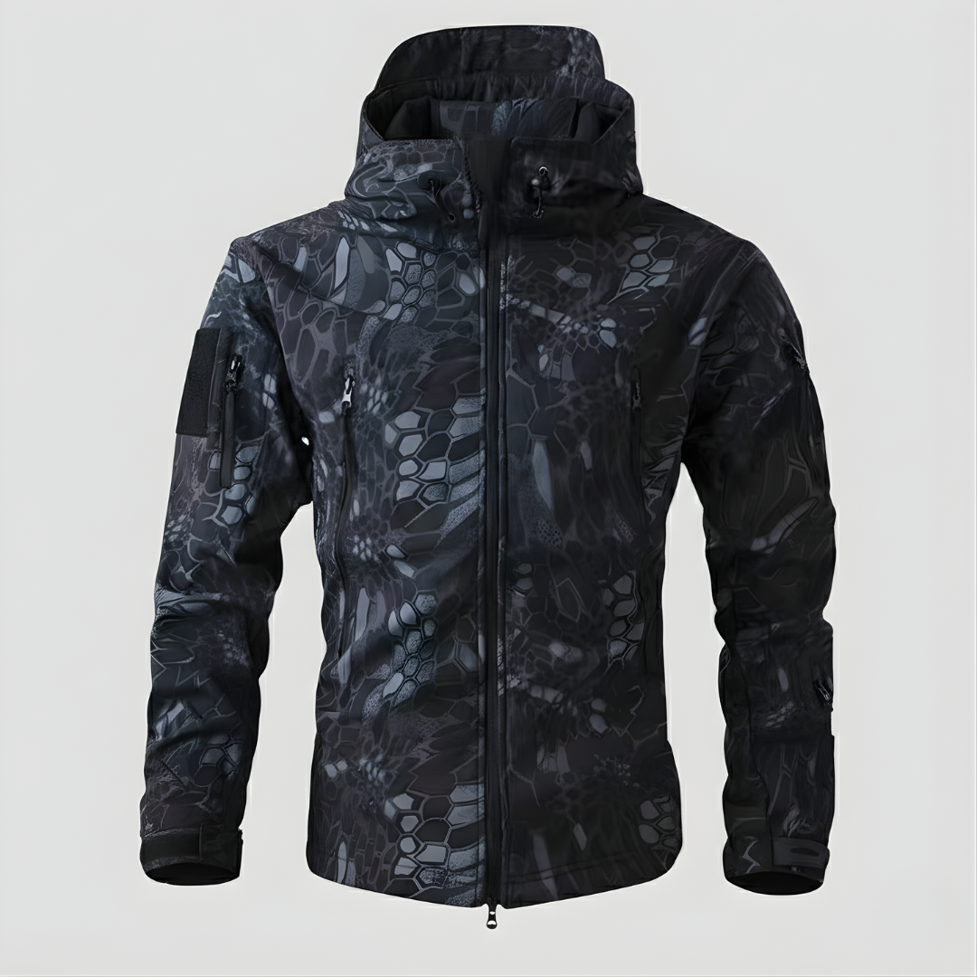 Men’s Hooded Outdoor Jacket – Lightweight Zip-Up Layer for Active Use