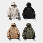 All four colourways, Sand, Black, Khaki and Army Green