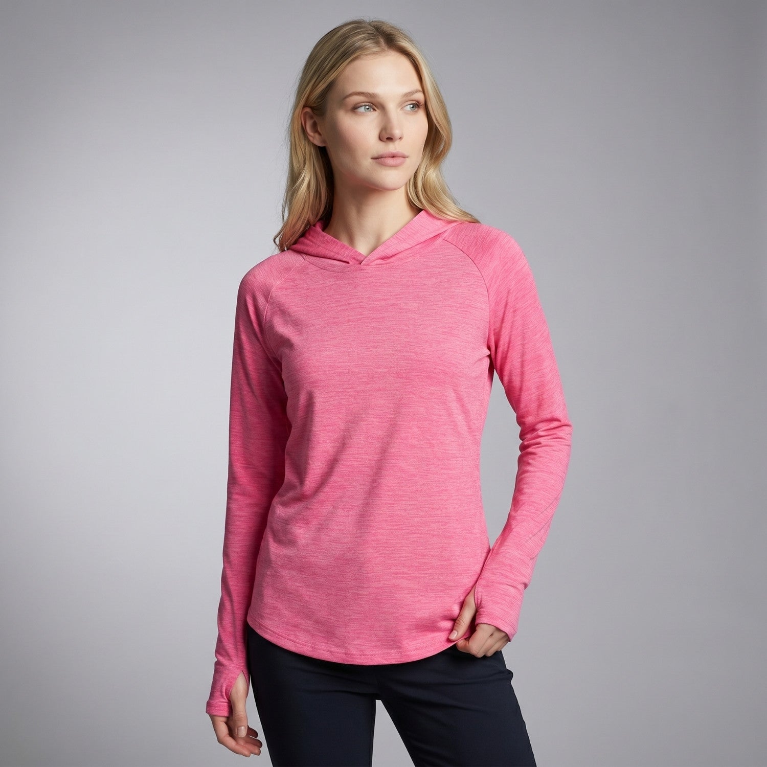 Women's Sun Hoodie - Midweight UPF 50+ Hooded UV Protection Top