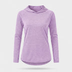 Women's Sun Hoodie - UPF 50+ Midweight Hooded UV Protection Top