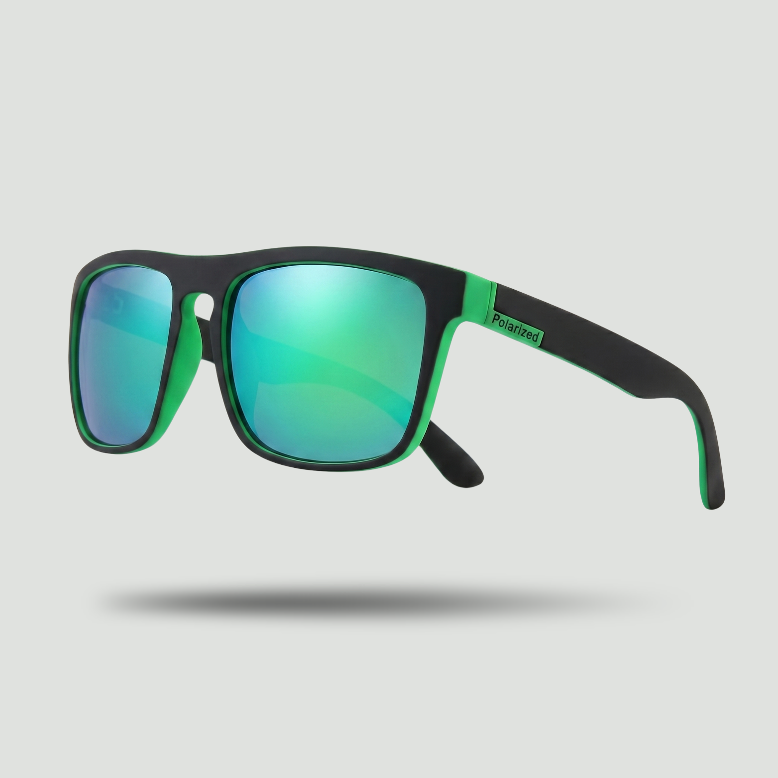 Men's Polarised Sports Sunglasses – Full-Rim Square Frame